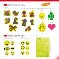 Reflexní samolepka - stopka - balení 5 ks Reflexní samolepka - stopka - balení 5 ks